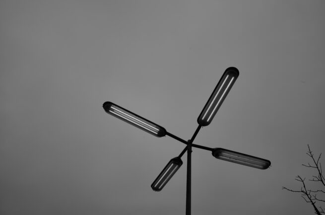 Die vierblättrige Straßenlaterne.