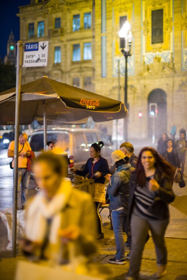 Street-Scenes aus Porto.